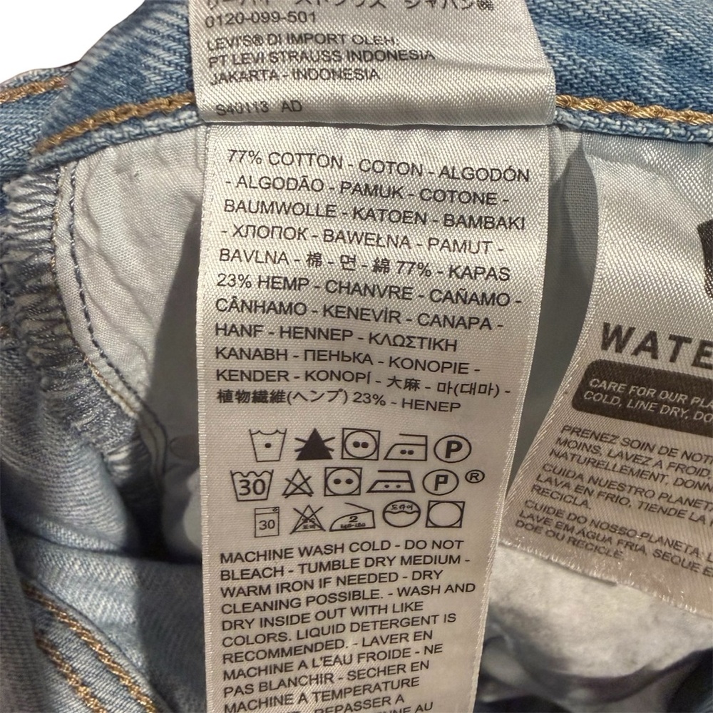 Levi's High Loose Jeans in Full Circle Medium Wash Women’s size 27 - Picture 7 of 9